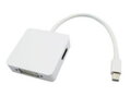 Digitus AK-340509-002-W, DisplayPort splitter cable, mini DP-DP+HDMI+DVI, M/F