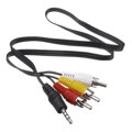 Kábel audio video mini JACK M/3x CINCH M