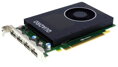 nVidia Quadro M2000, 4GB VRAM, 4x DisplayPort