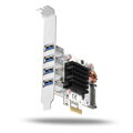Axagon PCEU-43VQ PCIe radič 4x USB 3.0