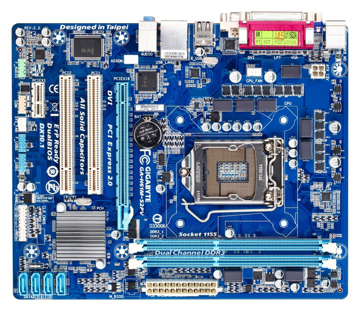 Gigabyte GA-H61M-S2PV LGA-1155