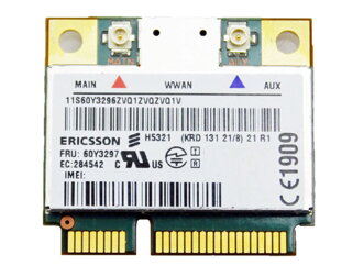 Ericsson H5321, mini PCIe WWAN