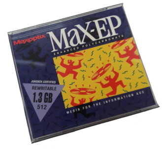 Maxoptix Max-EP rewritable MO disk 1.3GB