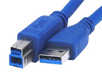 Kábel USB3.0 USB-A/USB-B, dĺžka 1m