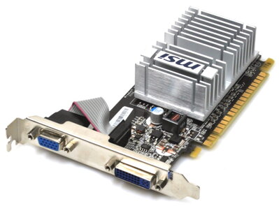 MSI N8400GS-D512H GeForce 8400 GS 512MB 64-bit DDR2 PCI Express 2.0 x16