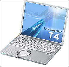 Panasonic Toughbook CF-T4, Pentium M 1.2GHz, 1.5GB RAM, 40GB HDD, 12.1 XGA touch screen, Win XP Pro