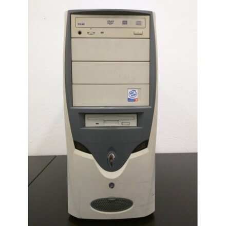 Pentium 4 1.8GHz, 512MB RAM, 120GB HDD, GeForce Ti4200, DVD-RW