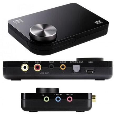 Creative Sound Blaster X-Fi Surround 5.1 SB1090 5.1 Channels 24-bit 96KHz USB
