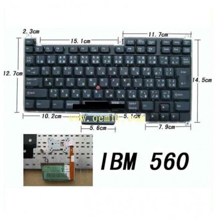 IBM ThinkPad 560 klavesnica