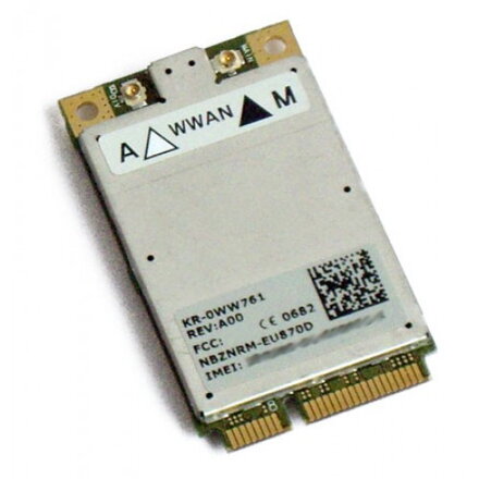 Dell Wireless 5520 HSDPA 3G WWAN UMTS KR-0WW761 / NBZNRM-EU870D HSUPA Mini PCI-E
