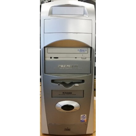 intel pentium 4 2.4ghz, 768mb ram, geforce 64mb, 40gb hdd, cd-rw