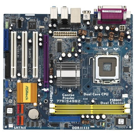 ASRock 775i945GZ LGA 775 Intel 945GZ Micro ATX Motherboard