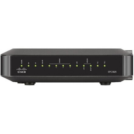 Cisco EPC3925 8x4 EuroDOCSIS 3.0 - wireless router - cable modem - 802.11b/g/n