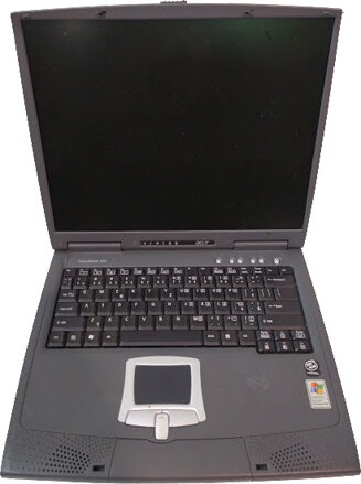 Acer TravelMate 230 Celeron 2.2GHz, 512MB RAM, 40GB HDD, CDRW/DVD, 15", WinXP
