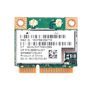 Broadcom BCM943228HMB, half mini PCIe WiFi + Bluetooth