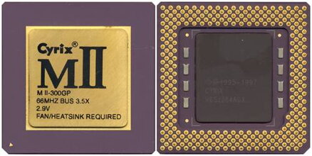 Cyrix MII-300GP, 233MHz, 66MHz bus 3.5X