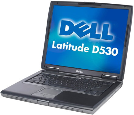 Dell Latitude D530 Celeron 540, 512MB RAM, 80GB HDD, DVD-RW, 15 SXGA+, Win XP Pro  (trieda B) 