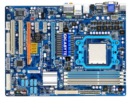 Gigabyte GA-MA785GT-UD3H mainboard, Socket AM3