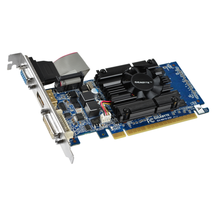 GIGABYTE GeForce GT 610 2GB DDR3 | GV-N610-2GI | PCI-Express | Grafická karta