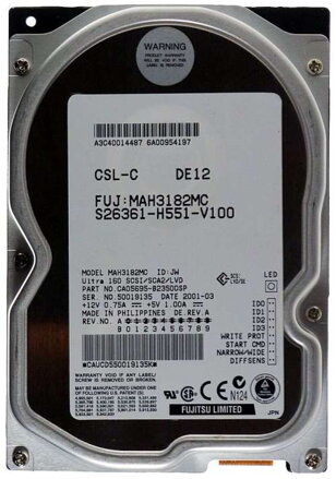 Fujitsu MAH3182MC, 18GB