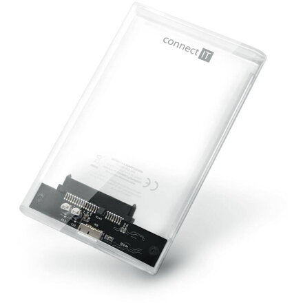 Externý rámček pre 2.5" HDD/SSD (USB 3.0, hliníkové telo, beznástrojová montáž)