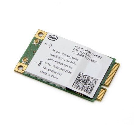 Intel 512AN_MMW, 480985-001, mini PCIe WiFi