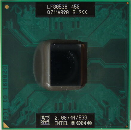 Intel® Celeron® M Processor 450 1M Cache, 2.00 GHz, 533 MHz FSB