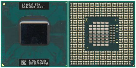 Intel® Celeron® M Processor 520 1M Cache, 1.60 GHz, 533 MHz FSB