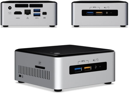 Intel® NUC Kit NUC6i3SYH i5-6260U, 8GB RAM, 500GB SSD, BT, WiFi, Windows 10 Pro
