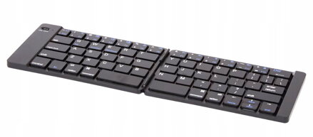 Skladacia USB a Bluetooth klávesnica