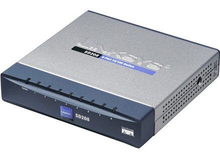 Linksys SD208, 8-Port 10/100 Switch