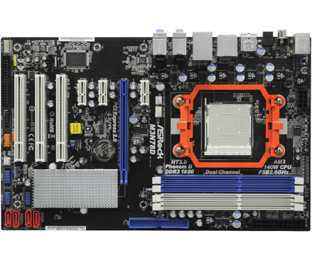 AsRock M3N78D Socket AM3