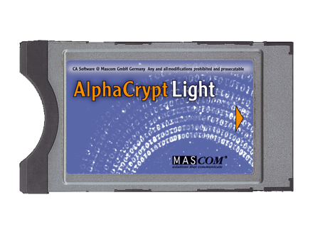 MASCOM AlphaCrypt Light (CI modul, dekódovanie šifrovaných programov)
