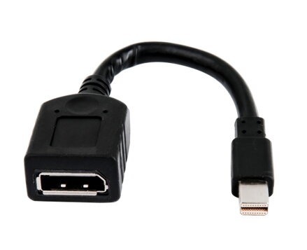 Redukcia mini DisplayPort male / DisplayPort female
