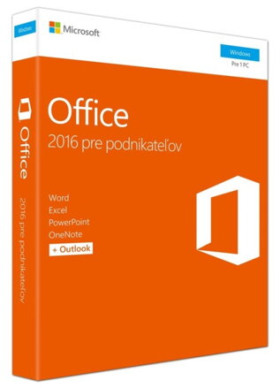 Microsoft Office 2016 Sk pre podnikateľov