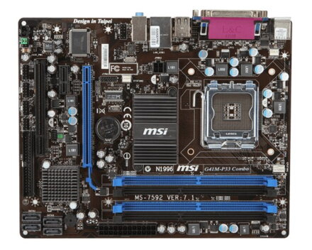 MSI G41M-P33 Combo Mainboard