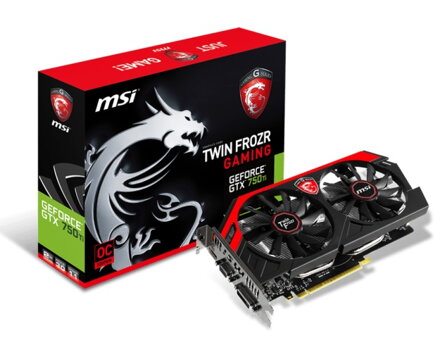 MSI GeForce GTX 750Ti, N750TI TF 2GD5/OC