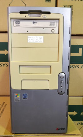 PC Celeron 2.66GHz, 1GB RAM, 40GB HDD, CD-RW/DVD, FDD, Radeon 7000, Win XP Pro