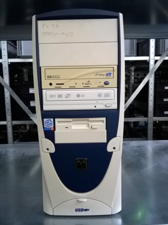PC Pentium 4 (1.7GHz), 1GB RAM, 80GB HDD, CD-RW, DVD-RW, FDD