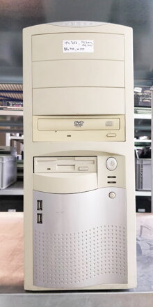 PC Pentium 4 2.66GHz (trieda B), 1GB RAM, 80GB HDD, DVD-RW, FDD, Win XP