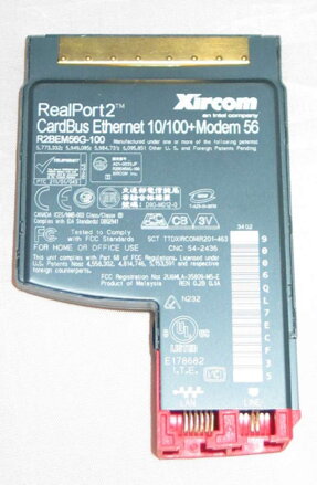 Xircom RealPort 2 Ethernet 10/100+Modem 56 