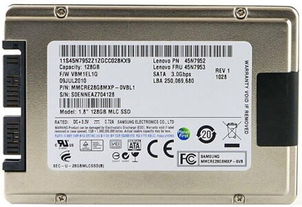 Samsung MMCRE28G8MXP-0VB 128GB 1.8" SSD Hard Drive