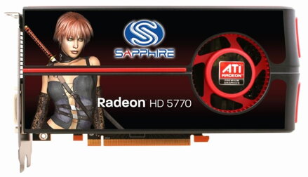 Sapphire Radeon HD5770 1G GDDR5 PCI-E DUAL DVI-I/HDMI-DP, 1GB VRAM