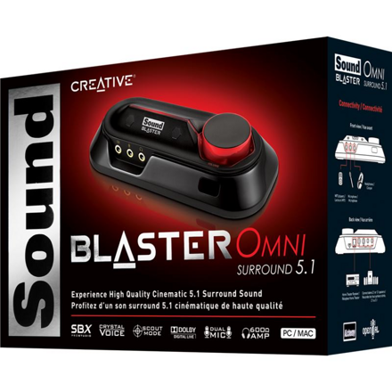 Creative Sound Blaster Omni, komplet balenie