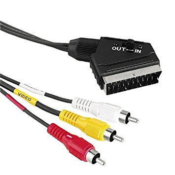 Kábel SCART M/3x CINCH M, audio-video