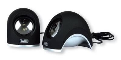 Sweex SP130, USB Speakers Jet Black