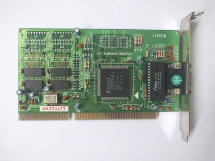 Trident TVGA9000i-1, ISA, 512kB VRAM