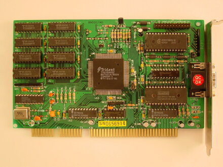 Trident TVGA8900C, 512kB VRAM