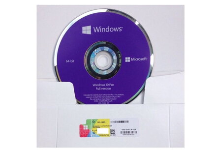 Microsoft Windows 10 Pro 64bit En OEM for Refurbished PCs