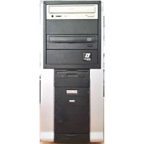 sempron 2500+, 512mb ram, 40gb hdd, geforce 64mb, dvd rw